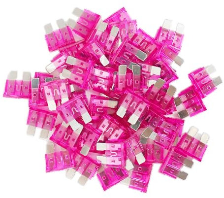 Fuselechada (40Pcs) 50 Amp Standard Fuse, 50A Car Blade Fuses for Car/RV/Truck/SUV/Motorcycle/Boat