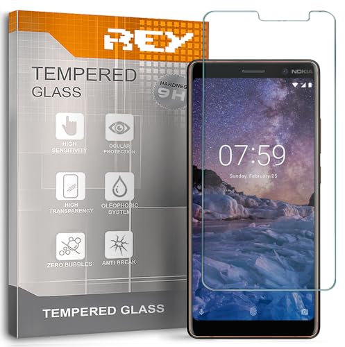 [Lot de 2] Verre Trempé pour Nokia 7 Plus, Protecteur d'écran qualité supérieure