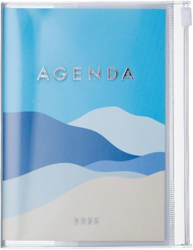 MARK'S 2024/2025 Taschenkalender B6 vertikal, Mountain, Blue: Von Oktober 2024 bis Dezember 2025