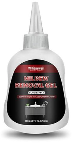 200g Mould Remover Gel UK Household Black Mould and Mildew Remover Deep Clean Washing Machine Magic Mould Remover for Kitchen Sinks Bathroom Tile Wall Cleaning Large Capacity Stains Cleaner Gel
