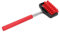 Massage Roller Stick, Muscle Roller Stick for Legs Back Massage Roller Stick Men Women Household Muscle Soreness Pain Relief Telescopic Roller Massager (Red)