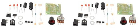 2Pcs 3 to 12V LM386 Audio Amplifier Kit Super Mini Smart Electronic DIY Module Board with Power Indicator Light