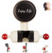 Adjustable Suction Cup Shower Holder, Handheld Shower Head Holder, No Drilling Required, Shower Head Suction Cup Holder, Suitable for Home Bathroom (Black)