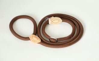 Retrieverleine mit Zugstopp, 150 cm Hundeleine mit Halsband, Einstellbar Hundeleine Geflochten, Weiche Trainingsleine für Kleine Mittlere und Große Hunde