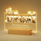 iDIY Cadre Photo Lumineux avec Photos et Texte - Lampe LED Je t’aime Personnalisée - Cadeau Personnalisé Saint Valentin Homme Femme Couple Anniversaire Mariage Noël