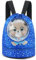 Alaoo Sac de Natation pour Enfants,Grande Capacité Gym Sac à Dos à Cordon Sac Enfant avec Compartiment pour Chaussures,Sac a Cordon Impermeable Enfant Séparation Humide et Sèche Plage,Bleu