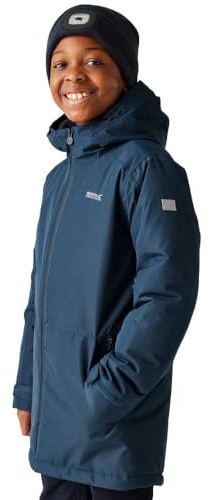 Regatta Kinder Farbank II wasserdicht Jacke Reflective Trims atmungsaktiv Winter Mantel