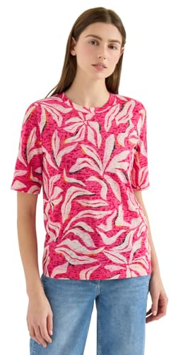 Damen Kurzarm T-Shirt im Ausbrenner-Look