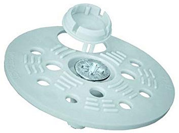 200 pezzi, piastra isolante, disco a pressione, piastra per tasselli, disco isolante, 60 mm