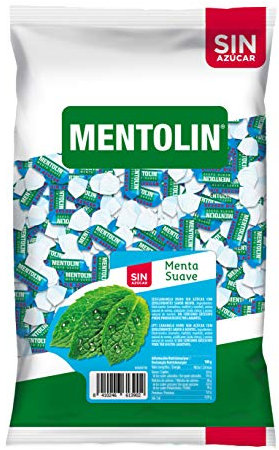 Mentolín Menta Suave Caramelo Balsámico sin Azúcar - 1000 gr