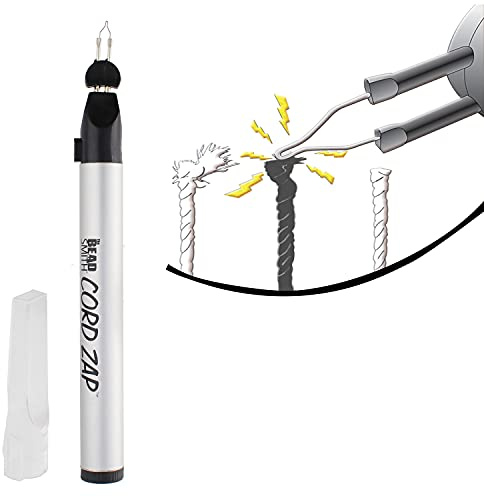 The Beadsmith Cord Zap - 7-Inch Extra Strong Thread Burner for Heavier Cords - Trim, Burn and Melt Thread with one Touch, Ideal for Finishing Bead Weaving and stringing Projects