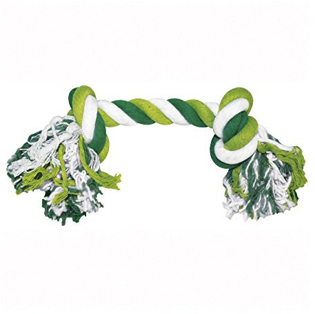 ICA CPD1000 Juguete Cuerda Dental con Aroma a Menta y 2 Nudos para Perros, 17,5cm