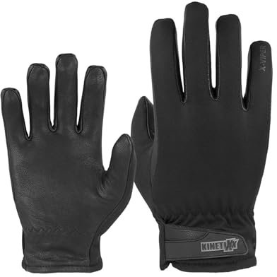 KinetiXx X-Viper Einsatzhandschuh Schwarz Größe M - Winter Handschuhe Outdoor - Militär Ausrüstung - Bundeswehr & Polizei - Wasserdicht - 1 Paar