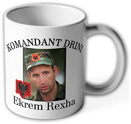 Tasse Komandant Drini - Ekrem Rexha Kosovo-Krieg UCK Albanien Kommandant #36005