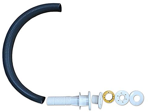 Seamaid Kit Passante a Muro per proiettore Piatto Piscine interrate in Cemento