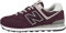 New Balance NB 574, Sneakers Uomo, Rosso Burgundy Evm, 40.5 EU