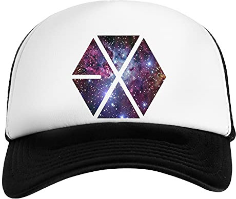 Exo Nebel Planet Weiß Schwarz Unisex Kinder Baseball Cap Kids White Black
