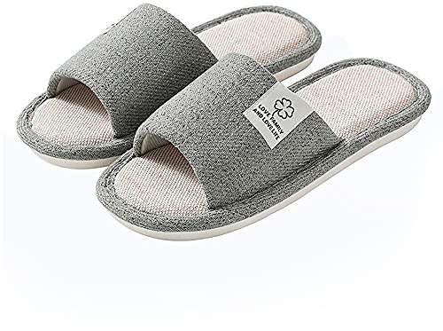 Czyan Ladies Slippers Open Toe Non-Slip Memory Foam Comfortable and Breathable Ladies House Shoes Indoor Outdoor