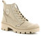 Palladium Pallabase Twill, Stivali Donna, Beige (907), 38 EU