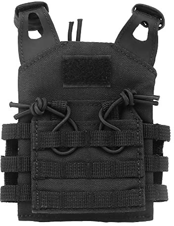 Mini Taktische Bierflasche Weste Abdeckung Molle Bierjacke Getränkeflasche Westen Halter für Dosen Flaschen Getränkedekoration