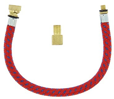 esKapad Raccord Flexible pour Pompe à Vélo, Presta Schrader