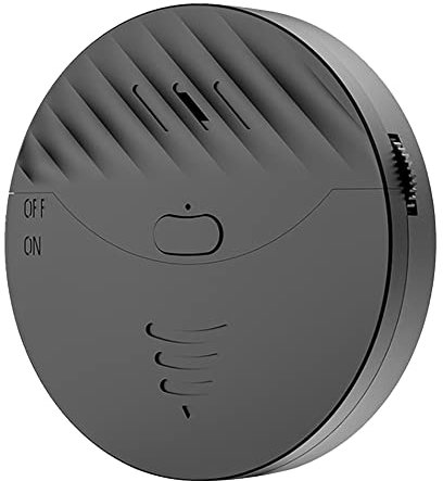Tuya Smart WiFi Alarm Door and Vibration Security Protection Alert Works with, Smart Life(Black)