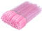 G2PLUS 50 PCS Disposable Eyelash Brushes - Pink Spoolies - Crystal Mascara Wands - Eyelash Extension Brush Applicator