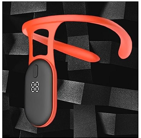 VVLXRIC Intelligenter Korrektor FüR Bucklige, Vibrationserinnerung Haltungsverbesserung Backtone Haltungstrainer, Hilft Schlechte KöRperhaltung Zu Korrigieren,Orange