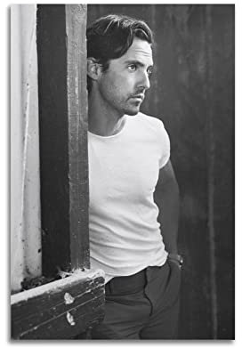NOGRAX Milo Ventimiglia Schauspieler Poster Bild Druck Leinwand Gemälde Schlafzimmer Ästhetik 20 x 30 cm ungerahmt