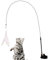 Maciun Katzenspielzeug Selbstbeschäftigung, Cat Toys, Katzenspielzeug Saugnapf Interaktives Katzenspielzeug Angel Mit Feder, Katzen Spielzeug Mit Vogel Federspielzeug Mit Selbstbeschäftigung Saugnapf