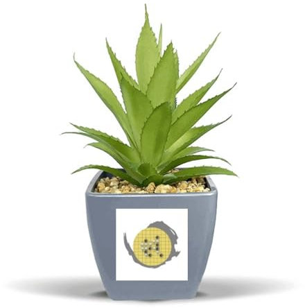 no/no Composition Go Chess Delights Game Fake Ananas Blumentopf Vase Mini Decor