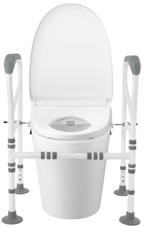 Support de toilette, main courante réglable en hauteur, aide au relèvement des toilettes, poignées pour personnes âgées