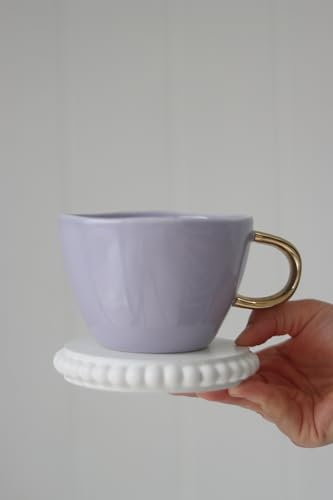Pretty Little Home Large Irregular Mug - Lilac