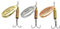 Angelköder Spinner mit Gravur -Raubfischköder Zander Hecht Barsch - Geschenk für Angler Angelhaken - Glücksfisch