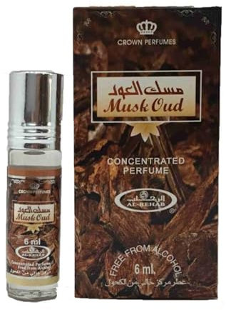 Musk Oud Luxus-Parfümöl 6 ml – Al Rehab Moschus-Parfüm für Männer und Frauen (1)