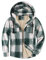 igeekwell Fleecejacke Herren Winterjacke mit Kapuze Hemdjacke für Männer Karierte Jacke für Winter Flanellhemd mit FleeceFutter & Reißverschluss Holzfällerjacke Thermojacke für Outdoor
