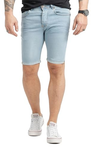 Rock Creek Jeans Shorts Herren Kurze Hose Denim M50 | Herren Jeansshorts aus Denim, kurze Jeanshose und Bermuda für Alltag, Freizeit, Urlaub und Sommer