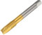 uxcell 3/8-16 UNC B2 Spiralspitze Gewindebohrer Titanbeschichtet 6542 Hochgeschwindigkeitsstahl Maschinengewindebohrer