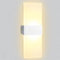 KingYH LED Wandleuchte Innen 12W Moderne Wandlampe Warmweiß 3000K Acryl Wandbeleuchtung für Flur Belechtung mit Erdungskabel für Schlafzimmer Korridor Wohnzimmer Treppenhaus