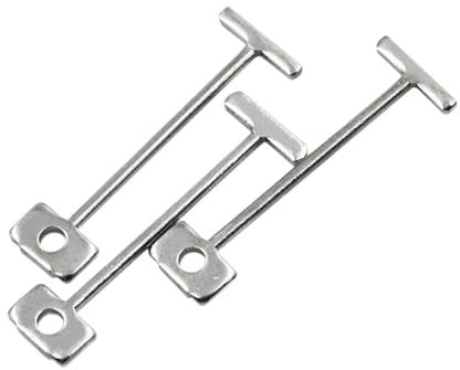CVZJ Ersatzstahl für Bodenbelag, Wand, Fliesen, Nivellierung, 1,4 mm, austauschbarer Stift, wiederverwendbar, 300 Stück