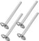 EXHUMKY 4sets Radiator Pipe Decorative Flange Pipe Cover Outlet Frame for Bathroom Kitchen Easy Installation Compatible Maintains Room Tidiness