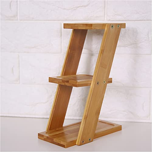 ZMJGLL Soporte de Flores para Plantas de Madera, Mini Escalera de exhibición de Plantas de Tres Niveles, Soporte de exhibición de macetas de Madera, Soporte de Flores de Madera