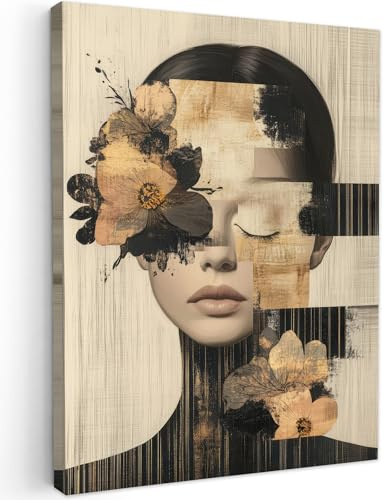 MuchoWow© Bilder Wohnzimmer Deko Modern Wandbild Kunstdruck auf Leinwand