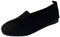 Scarpe ortopediche da donna in maglia traspirante scarpe da donna comfort chic estate leggere ballerine comode mocassino piatte sneakers e scarpe sportive moda da corsa a piedi senza lacci, 01 Nero