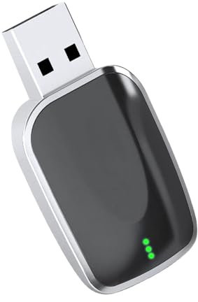 LOPAMCGH Carplay Wireless Adapter für Dacia Sandero 2016-2025, Upgrade Wired CarPlay auf Wireless, 2 IN 1 Carplay Adapter für Android Auto, Plug & Play Dongle Auto Connect