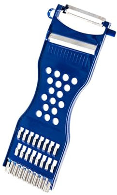 Gemüsefriseur, 6-in-1 Multifunktions Sparschäler - Gemüseschneider Gemüsehobel Kartoffelschäler Julienneschneider für Obst & Gemüse Mühelos Schälen