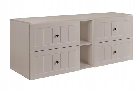 Rodan Moderne Möbel - Schrank Goldene Eiche, Kaschmir - Möbelstück - Bastelregal – Bastelplatte 60 cm + 60 cm + 140 cm