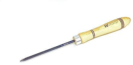 Wiedemann HSS Ø 6mm Spindelformröhre mit Heft (Griff) für Drechsler drechseln, Woodturner Woodturning