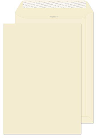 Blake Business - Cream Wove Envelopes C4 (324 x 229mm) - Pack of 250 - Premium 120GSM - FSC Certified - Cream Envelopes - Business/Office Supplies - Laser & Printer Compatible (61891)