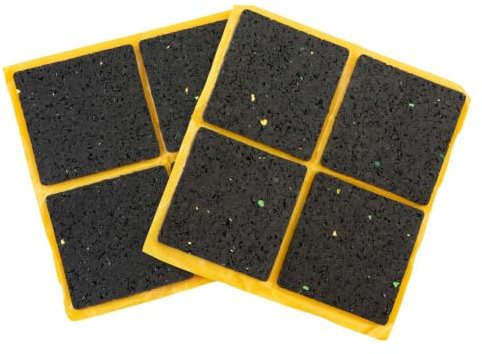 haggiy Anti-Rutsch-Pad selbstklebend - 48x48mm (8 STK.) | Rutschhemmende Gummipads, für Möbel, Sofas, Tische, Stühle, uvm.
